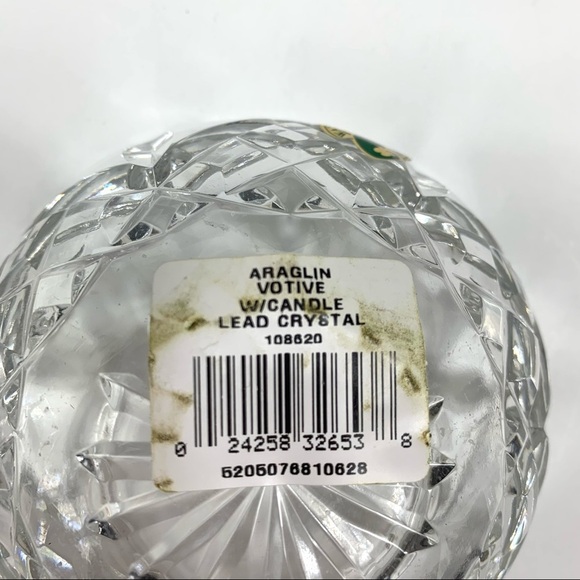 (2) Waterford Crystal Araglin Votives with Candles - Picture 12 of 13